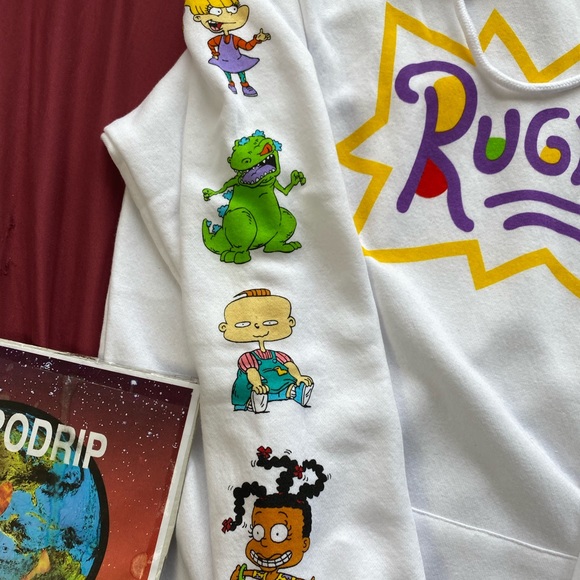 NWT - Rugrats - Vintage 90s Hoodie Character Print - Picture 3 of 6